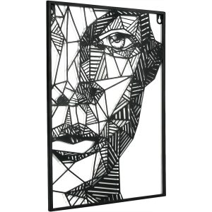 Geometric Metal Line Art
